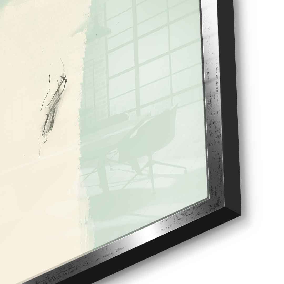 Meet John Cage on the bridge - Acrylglas