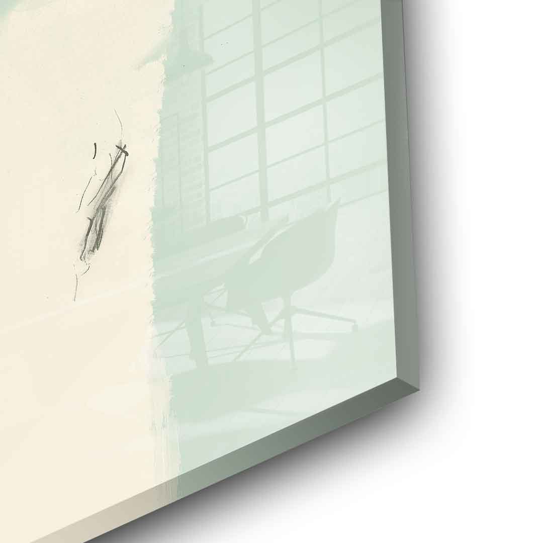 Meet John Cage on the bridge - Acrylglas