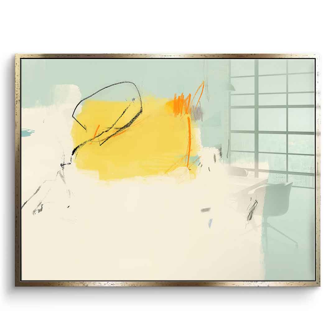 Meet John Cage on the bridge - Acrylglas