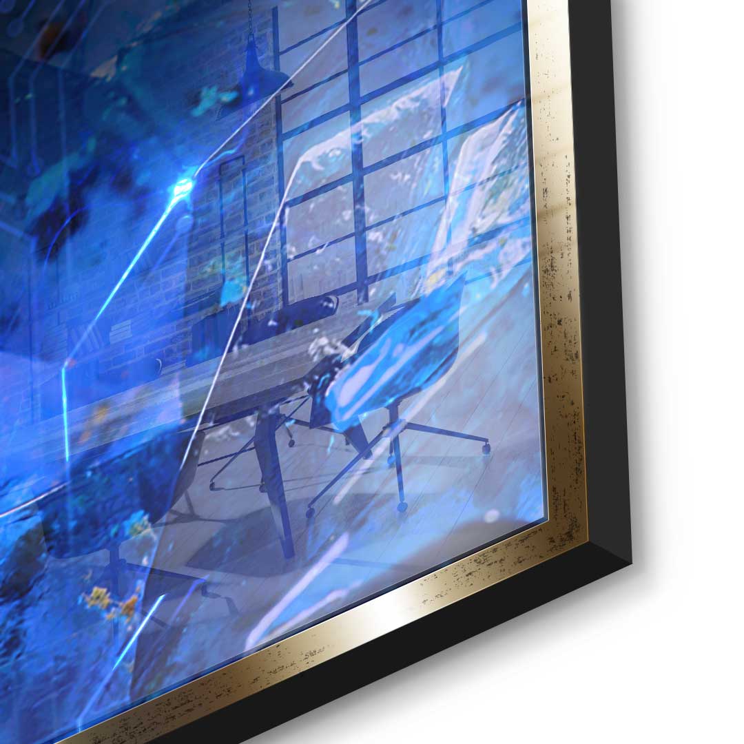 Matrix Bitcoin - Acrylglas