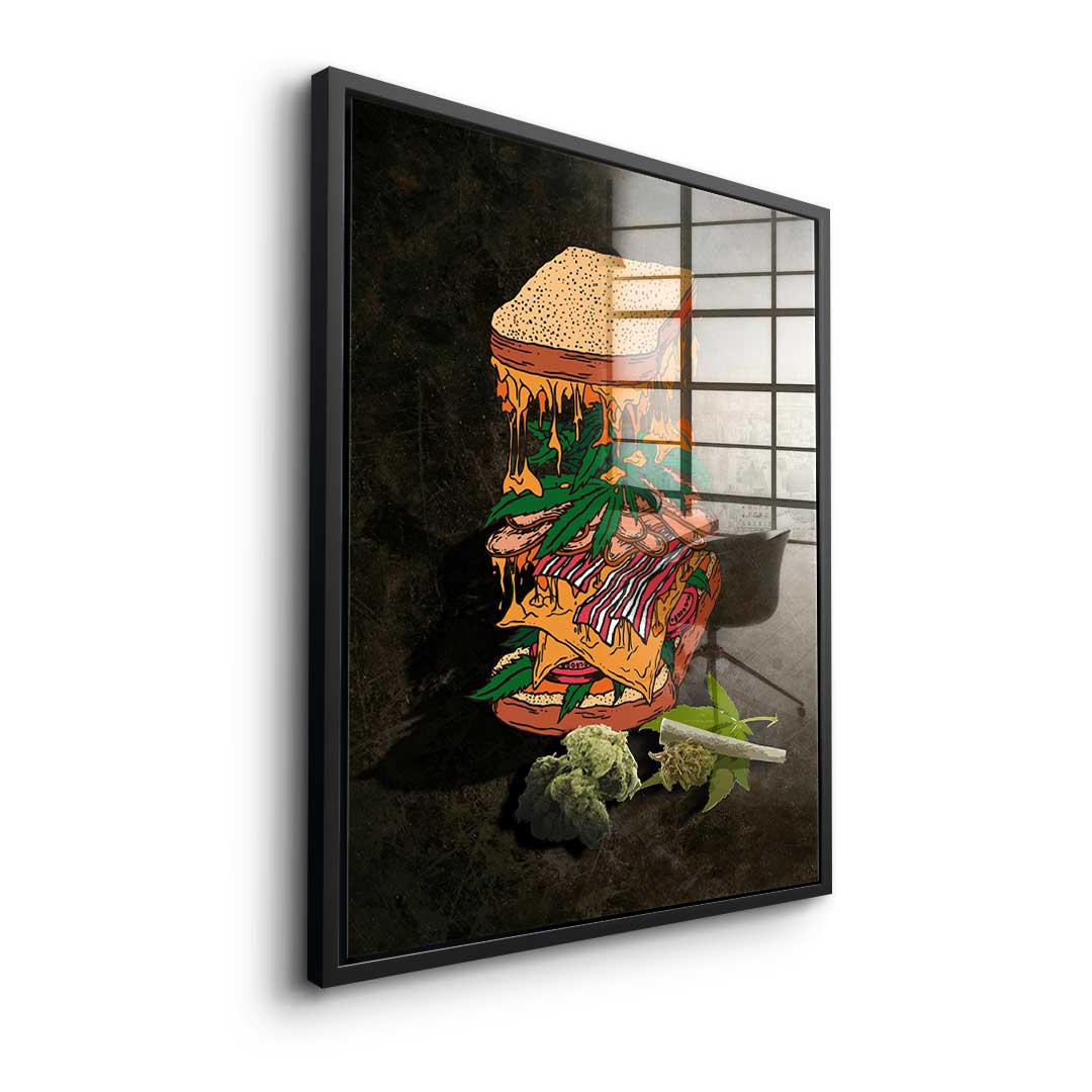Cannabis Sandwich - Acrylic glass