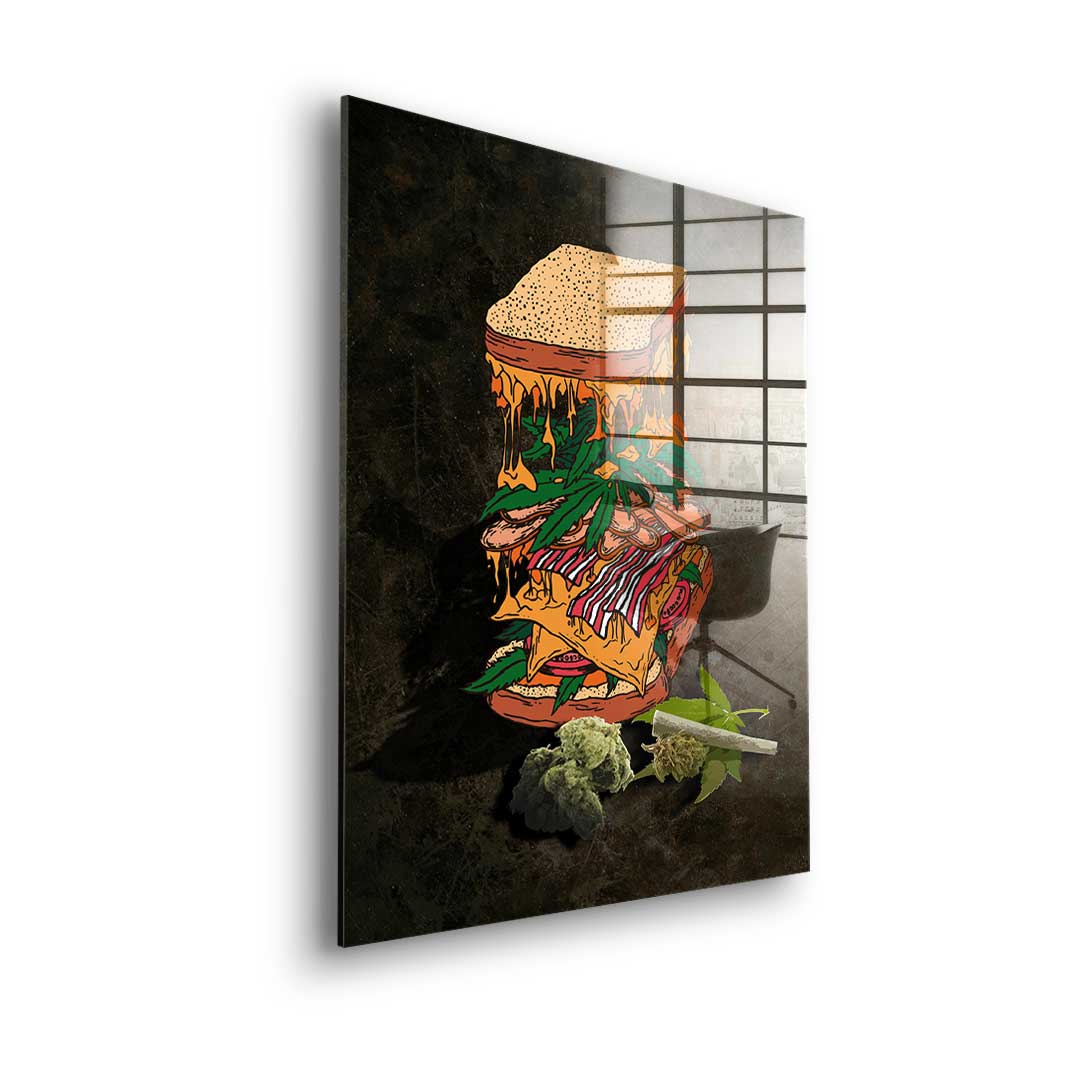 Cannabis Sandwich - Acrylic glass