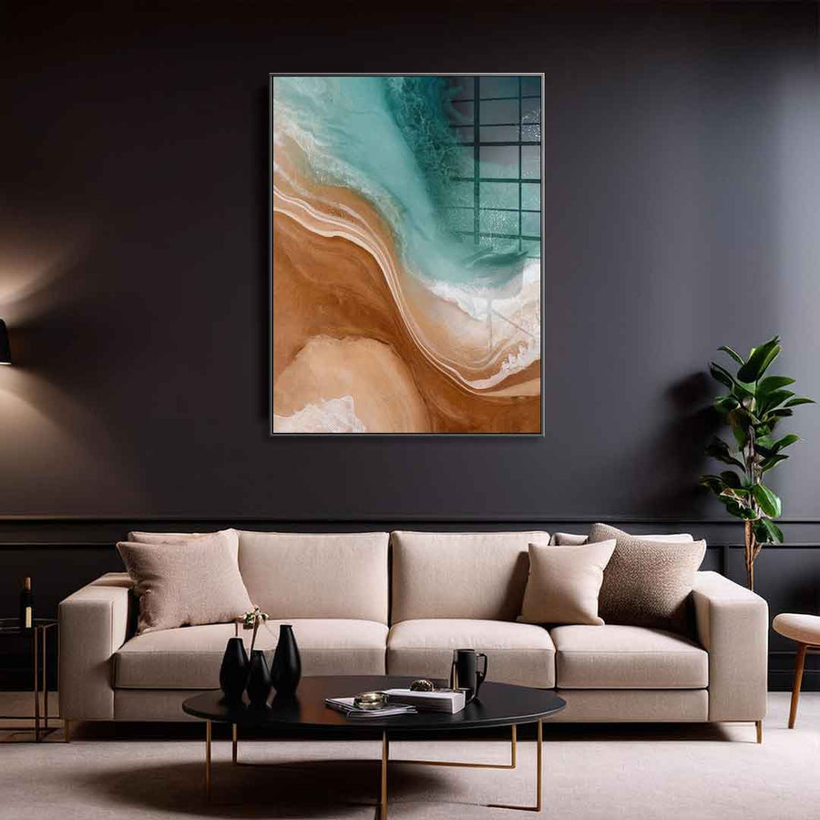 Coastal Contours - Acrylglas