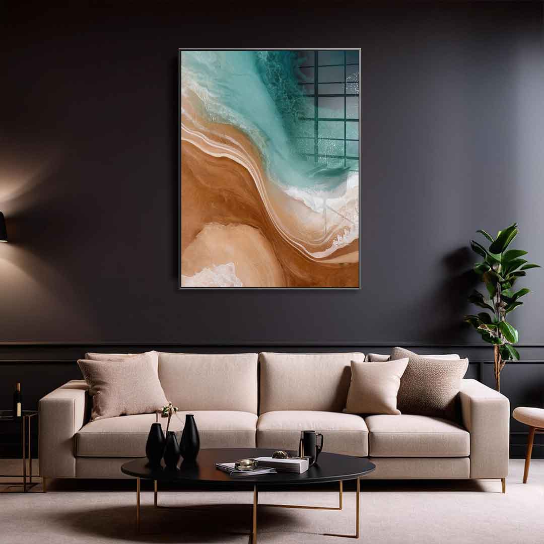 Coastal Contours - Acrylglas