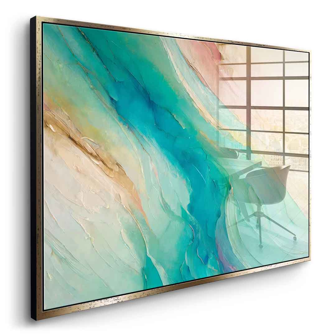 Dreamy Ocean Currents - acrylic glass