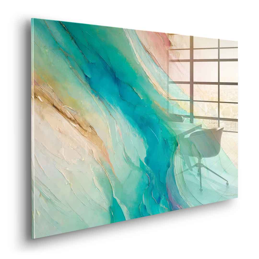 Dreamy Ocean Currents - acrylic glass