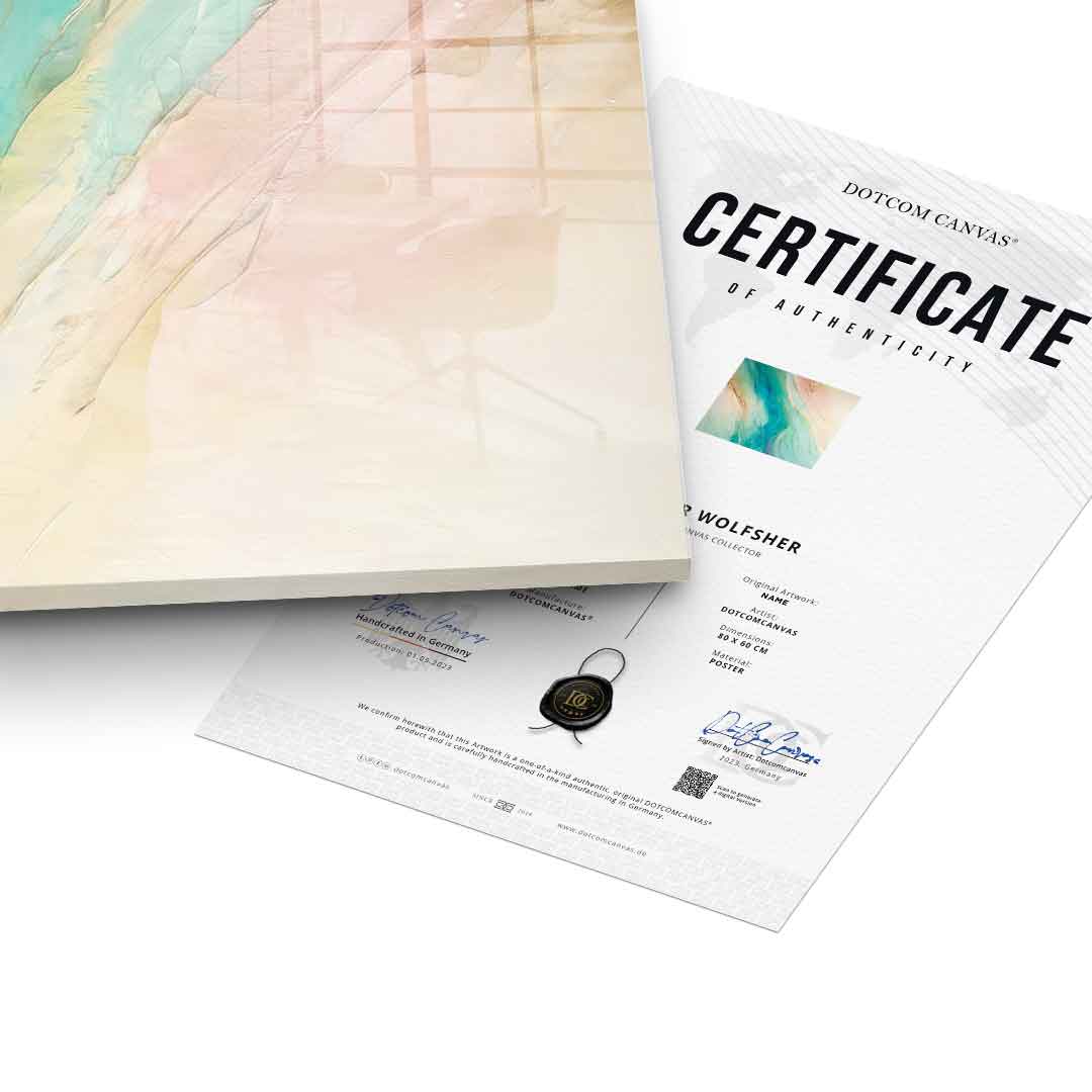 Dreamy Ocean Currents - acrylic glass