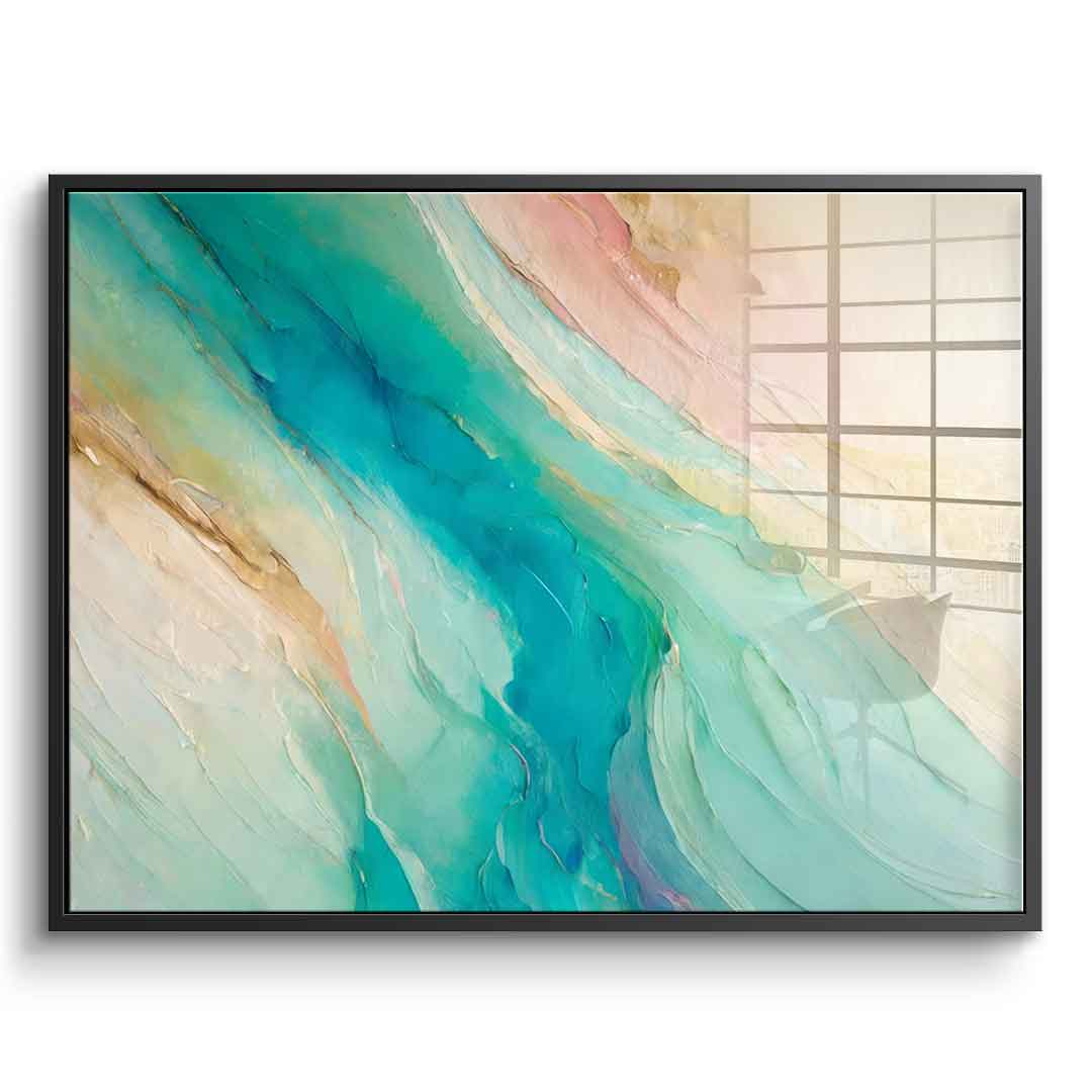 Dreamy Ocean Currents - acrylic glass