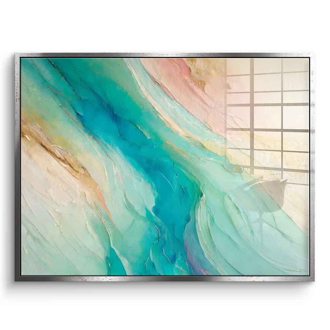 Dreamy Ocean Currents - acrylic glass