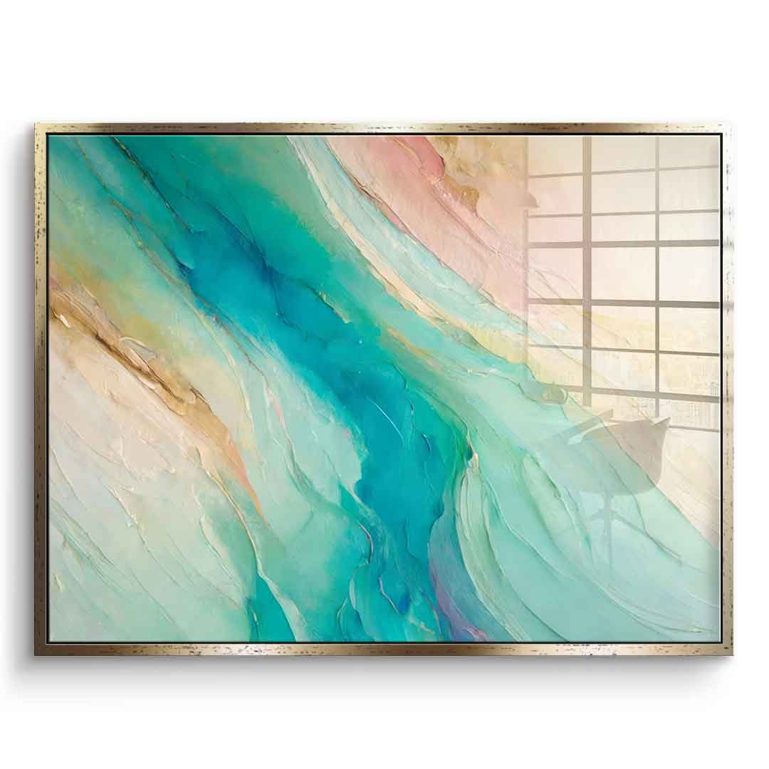 Dreamy Ocean Currents - acrylic glass
