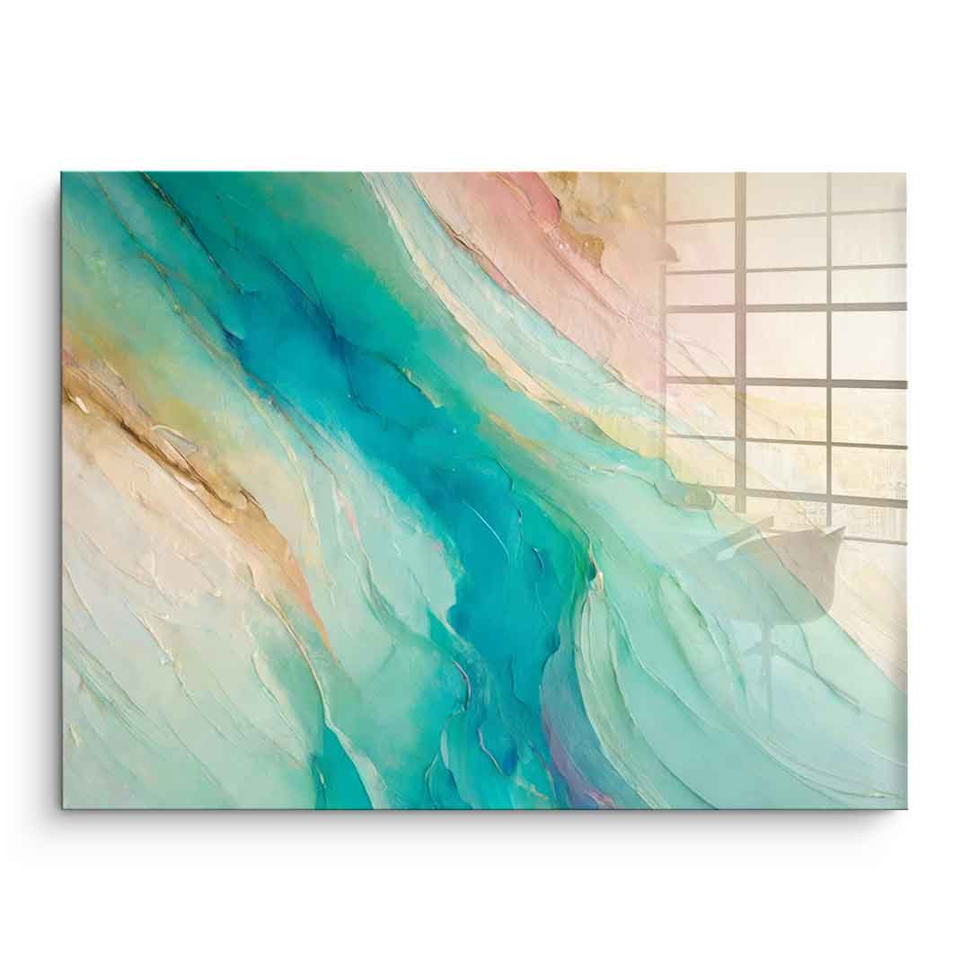 Dreamy Ocean Currents - Acrylglas