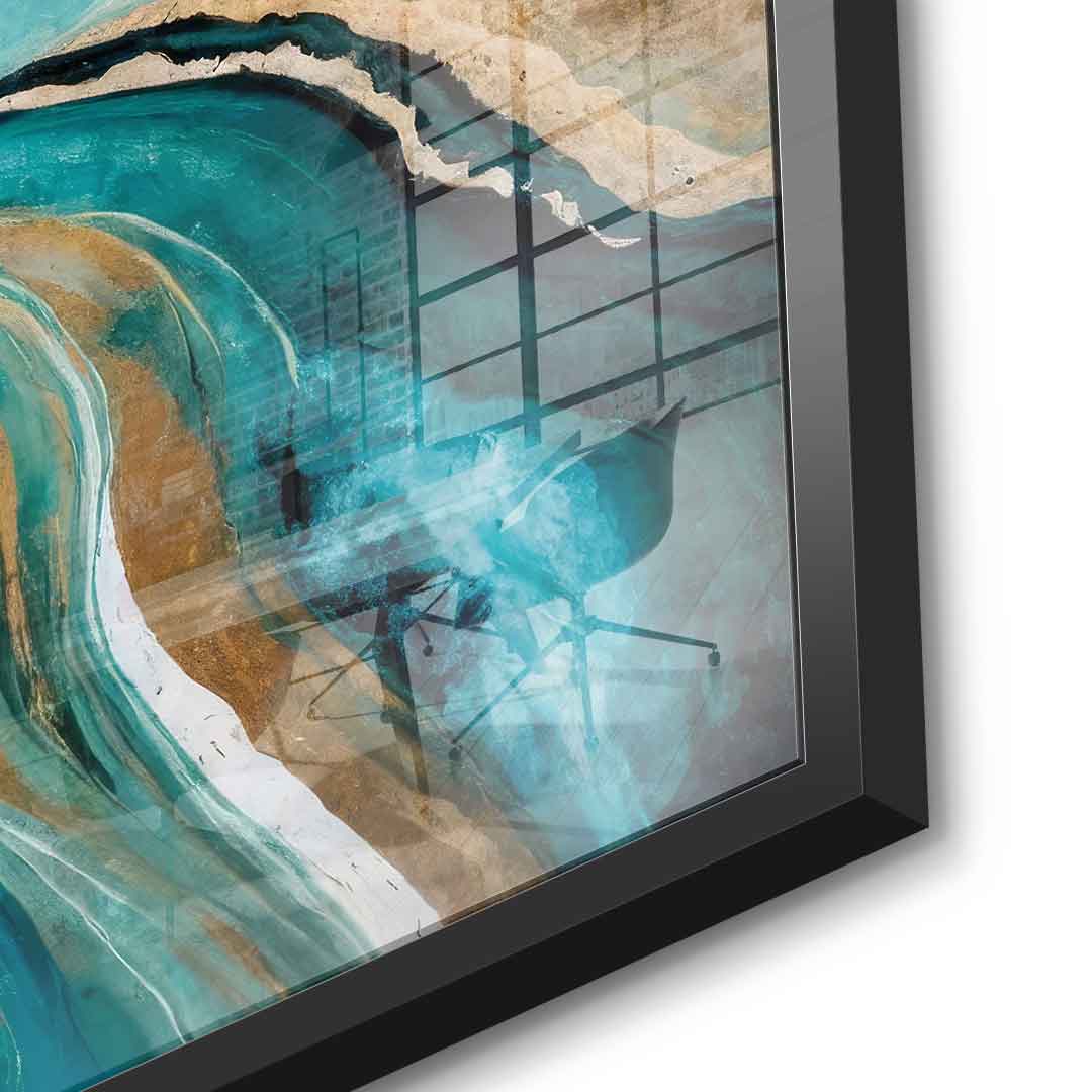 Flowing Through Time - Acrylglas