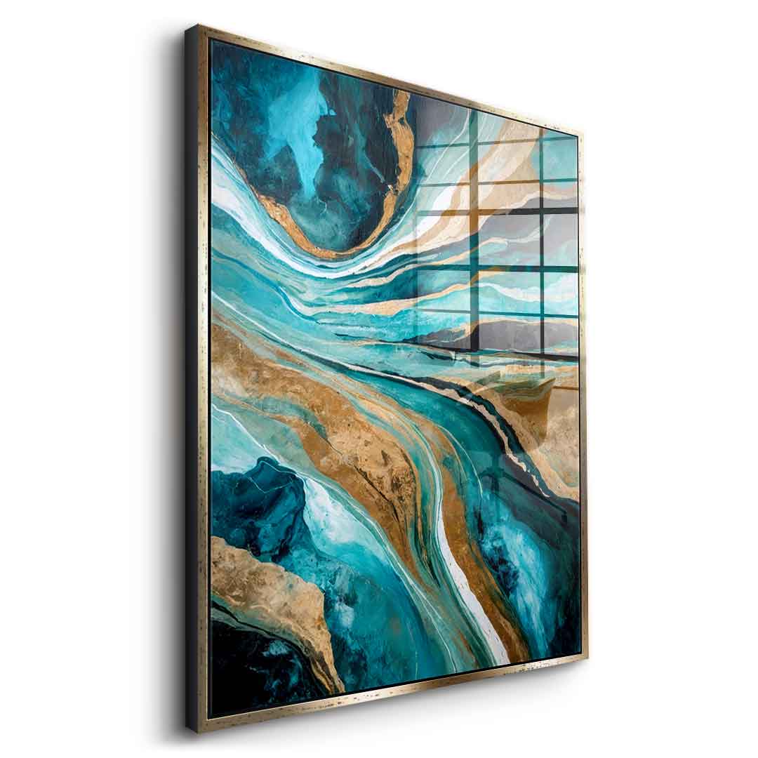 Flowing Through Time - Acrylglas
