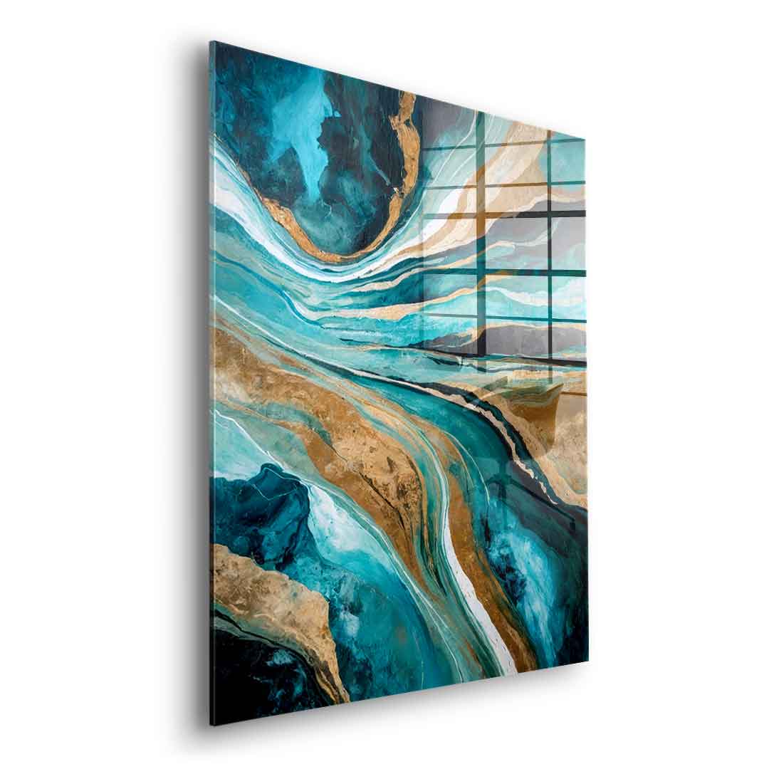 Flowing Through Time - Acrylglas