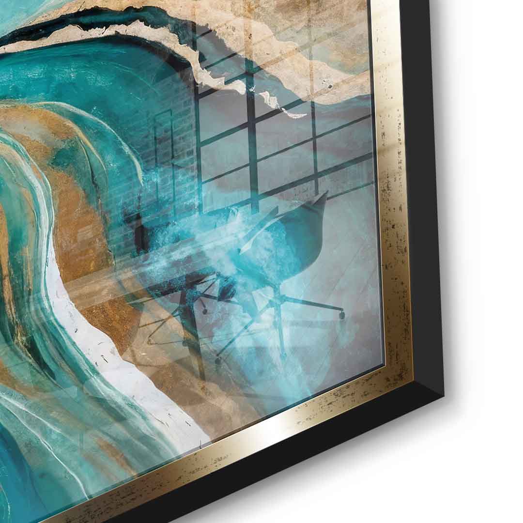 Flowing Through Time - Acrylglas