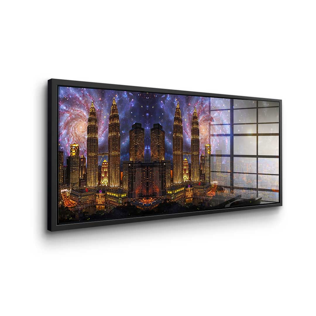 Stadt der Galaxy - Acrylglas