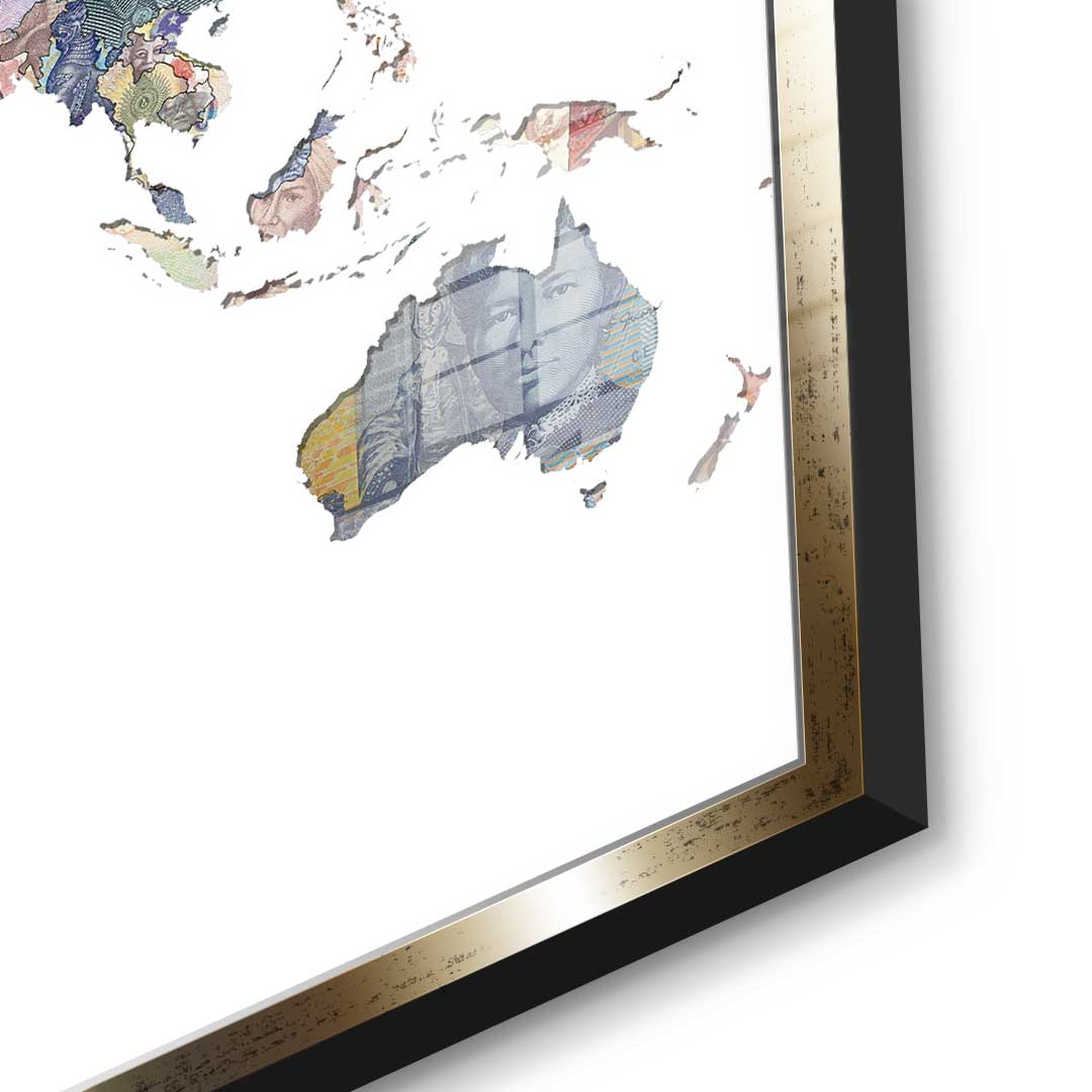 Money rules the world - White Edition - Acrylic glass