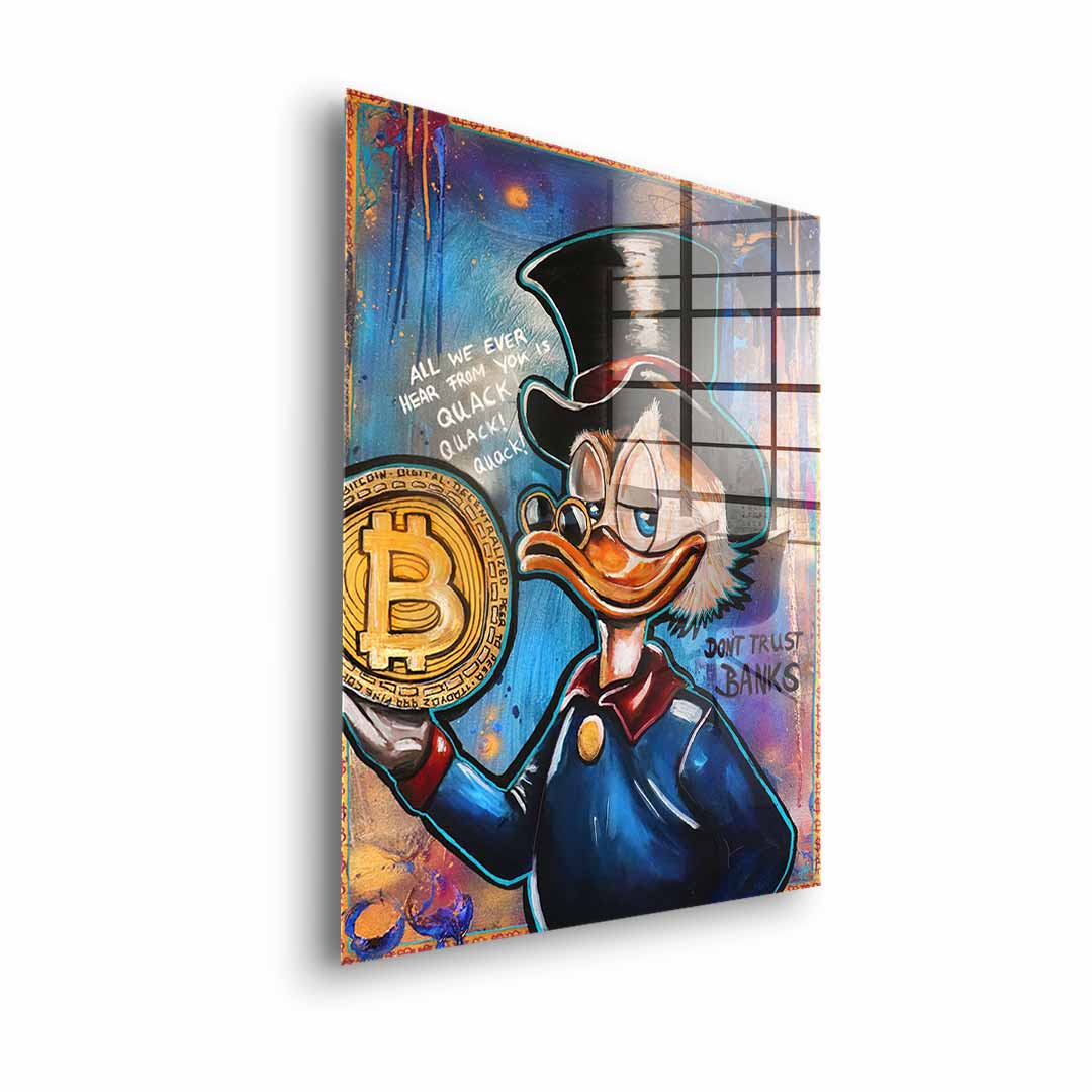 Bitcoin Duck - Acrylglas