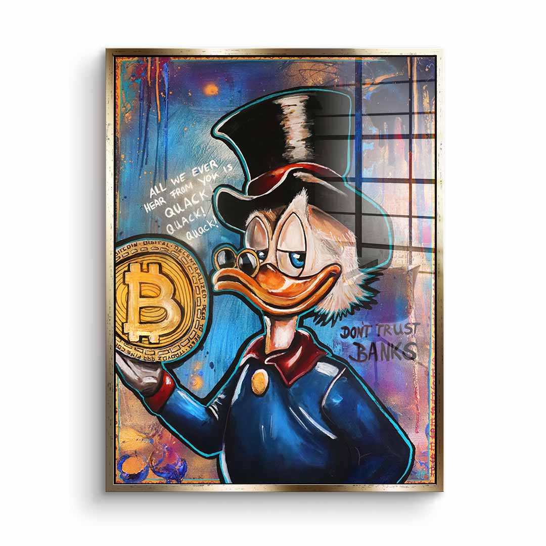 Bitcoin Duck - Acrylglas