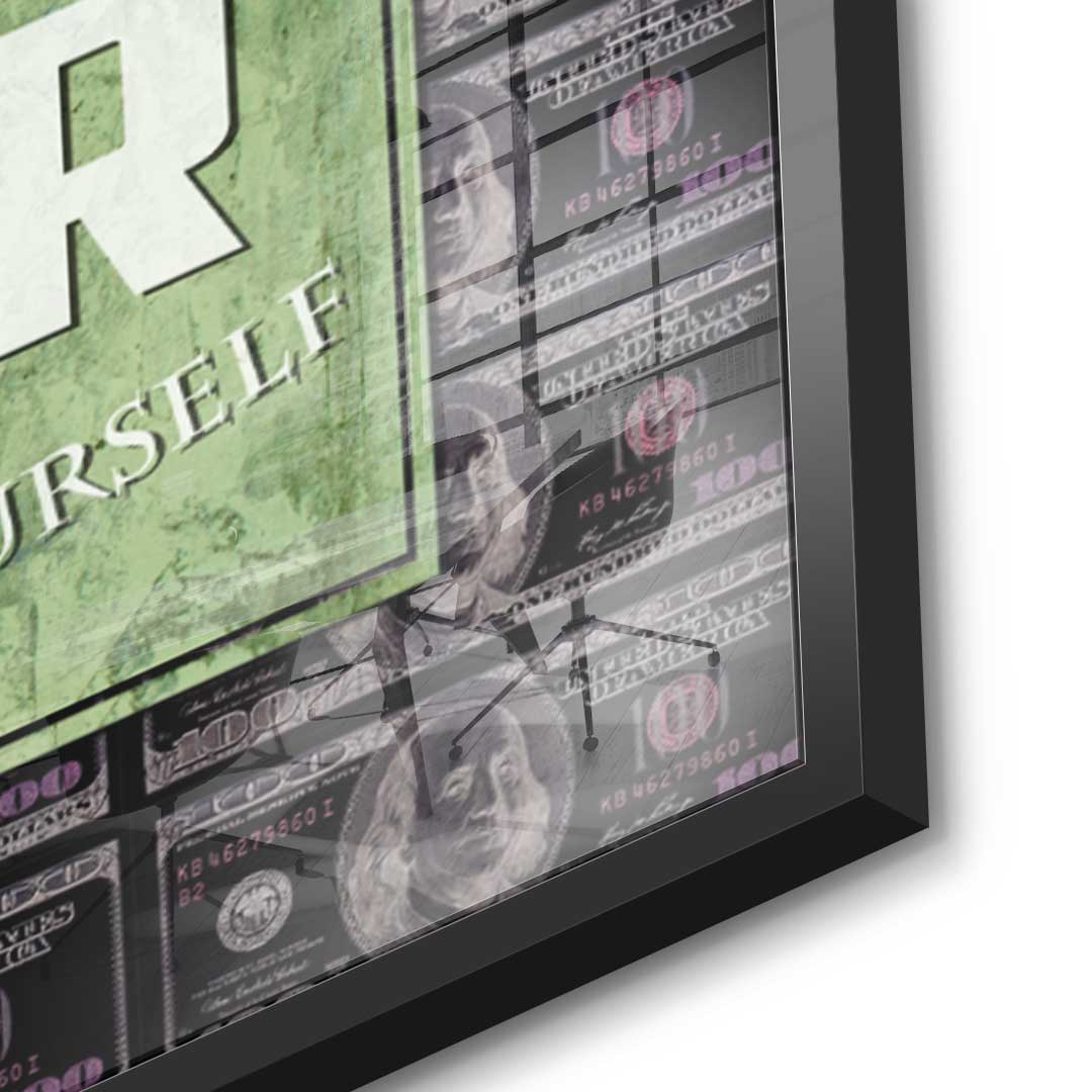 Hustle Longer - Acrylic glass