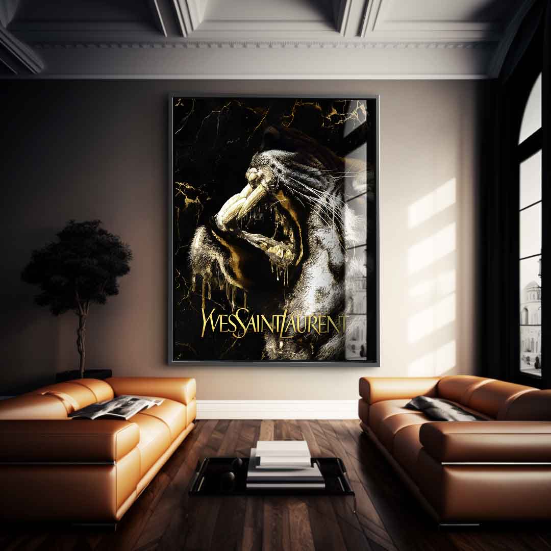 Luxury Tiger - Acrylglas