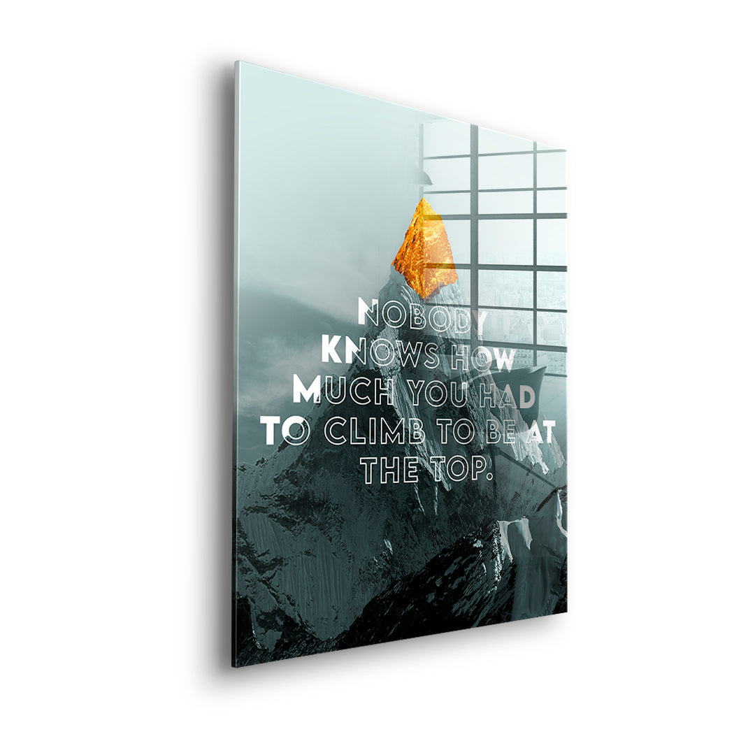 Be at the Top - Acrylic glass