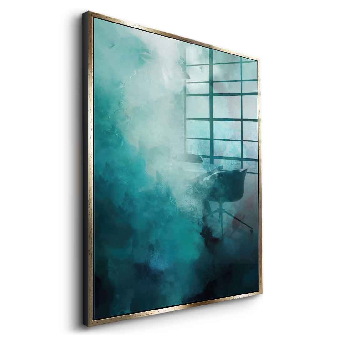 Misty Teal Abyss - Acrylglas