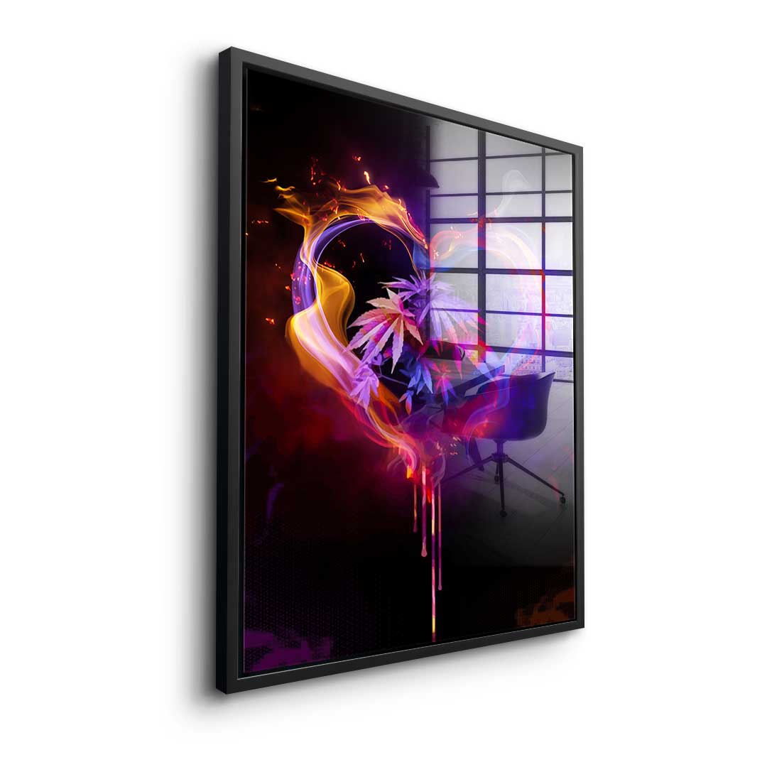 Weed Heart - Acrylic glass