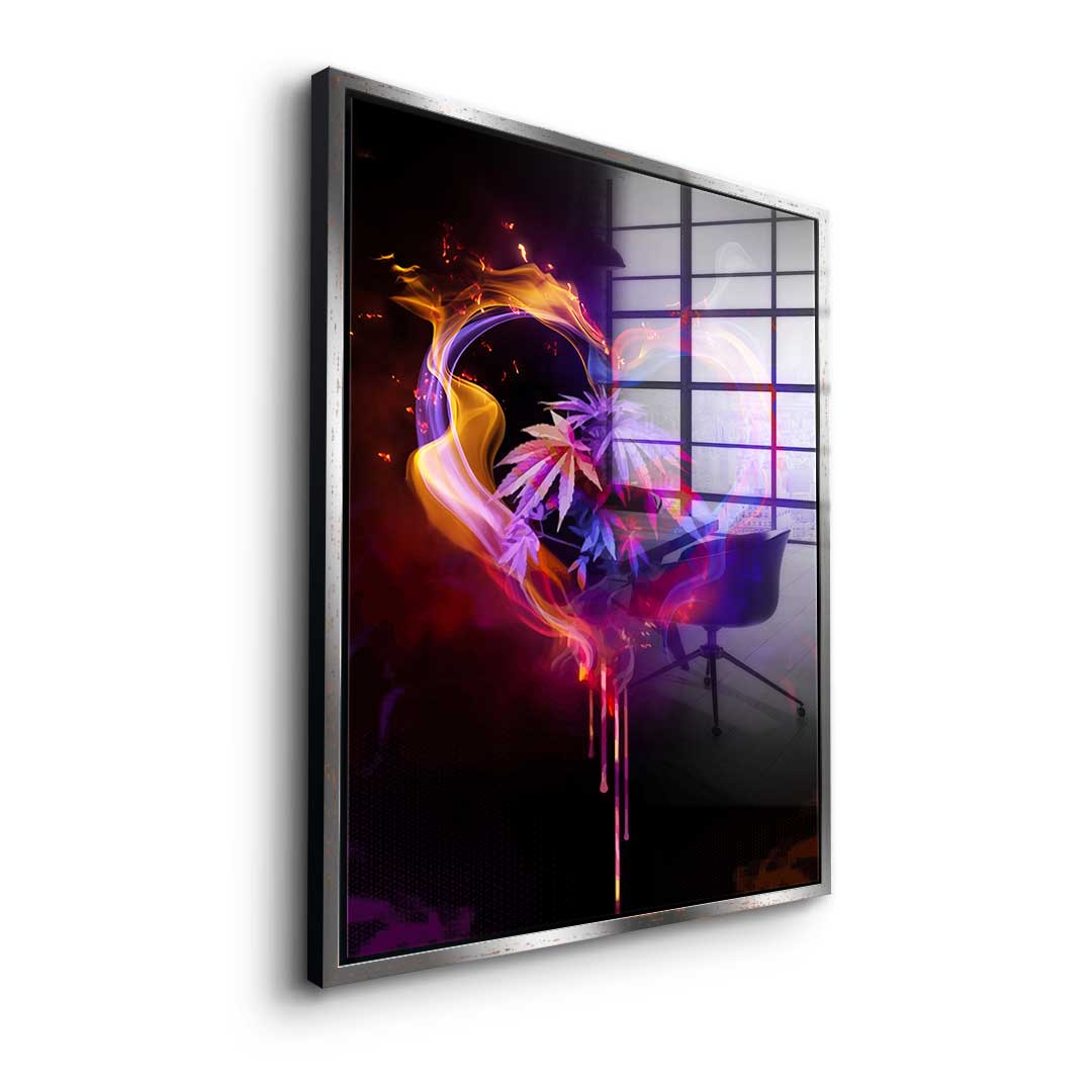 Weed Heart - Acrylic glass