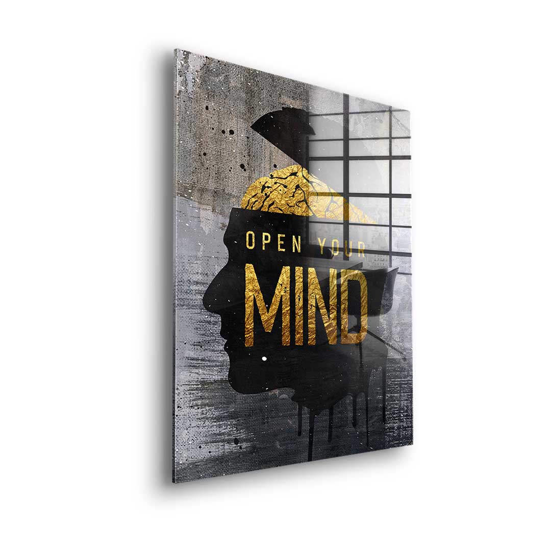 Open your mind - Acrylic glass