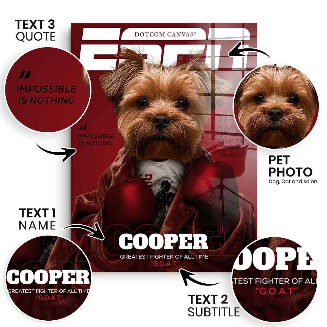 ESPN customizable - Acrylic glass