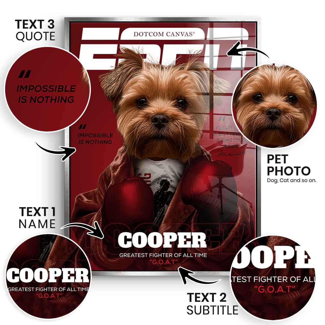 ESPN customizable - Acrylic glass