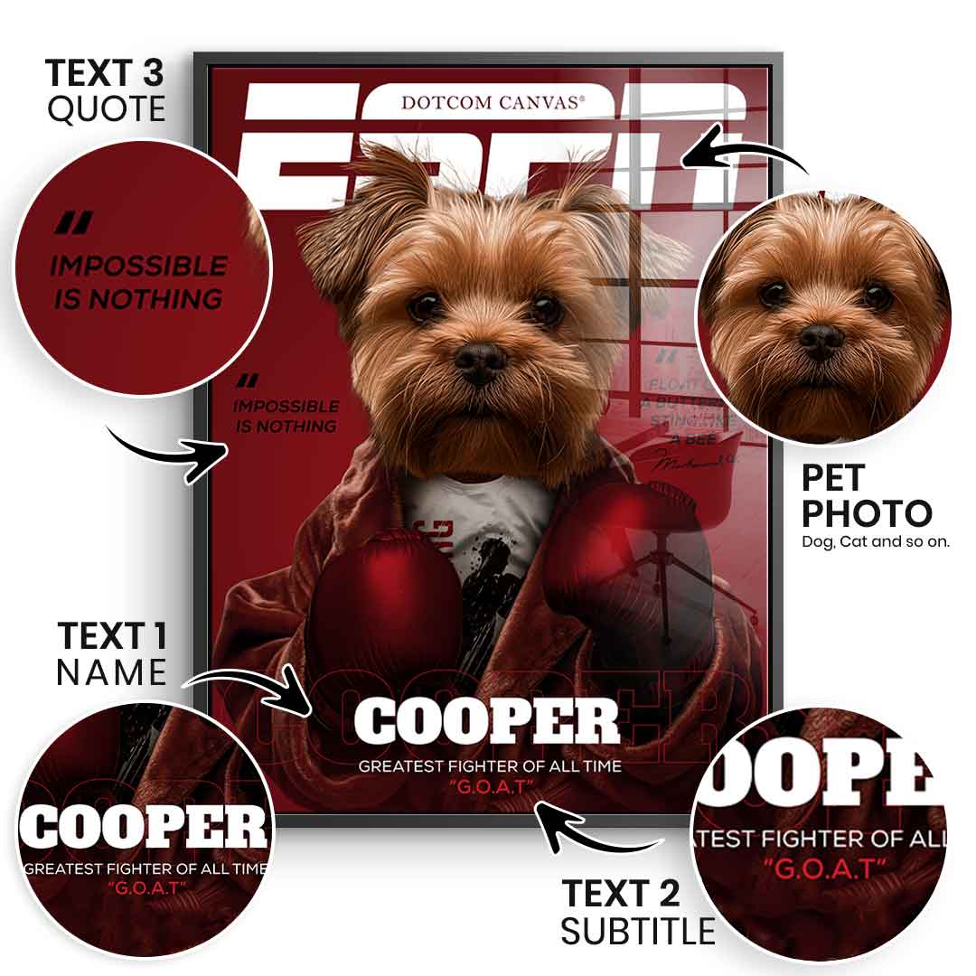 ESPN customizable - Acrylic glass