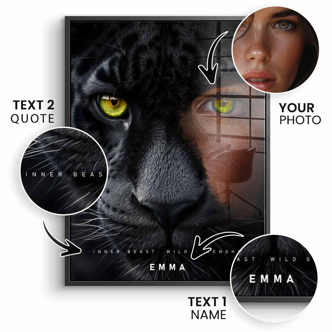 Panther Fusion personalisierbar - Acrylglas