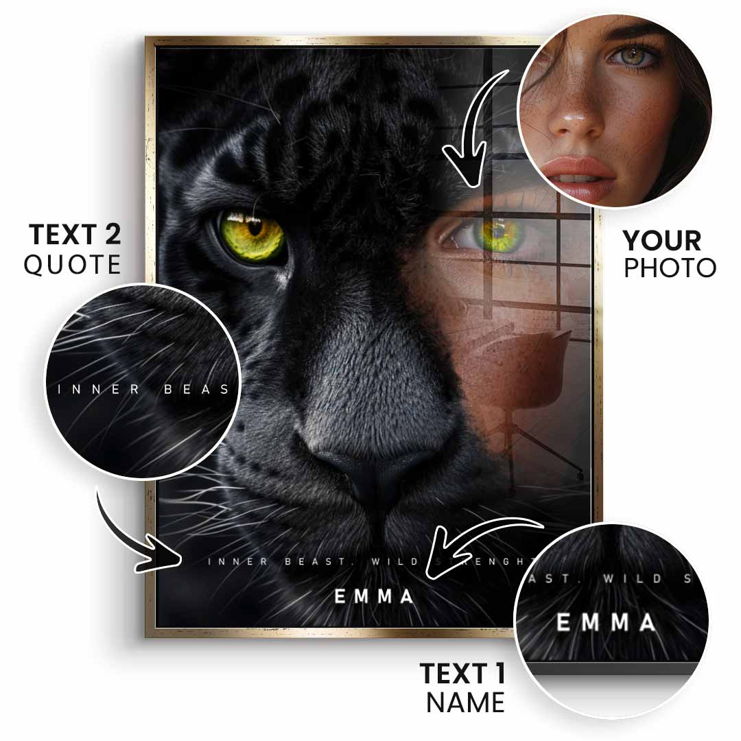 Panther Fusion personalizable - acrylic glass