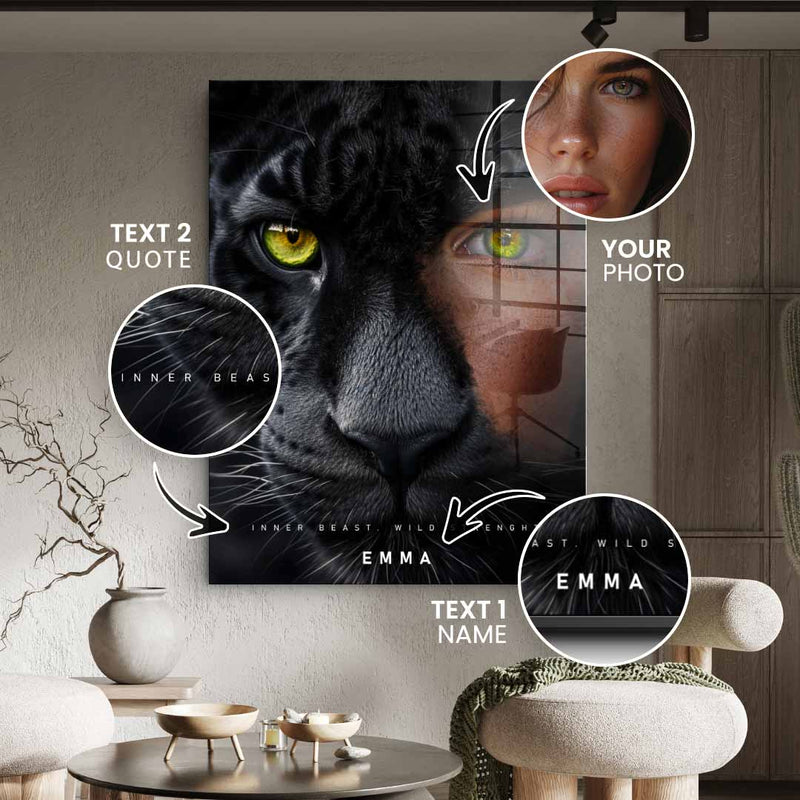 Panther Fusion personalisierbar - Acrylglas