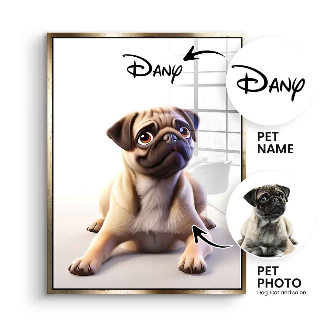 Pet Disney personalisierbar - Acrylglas