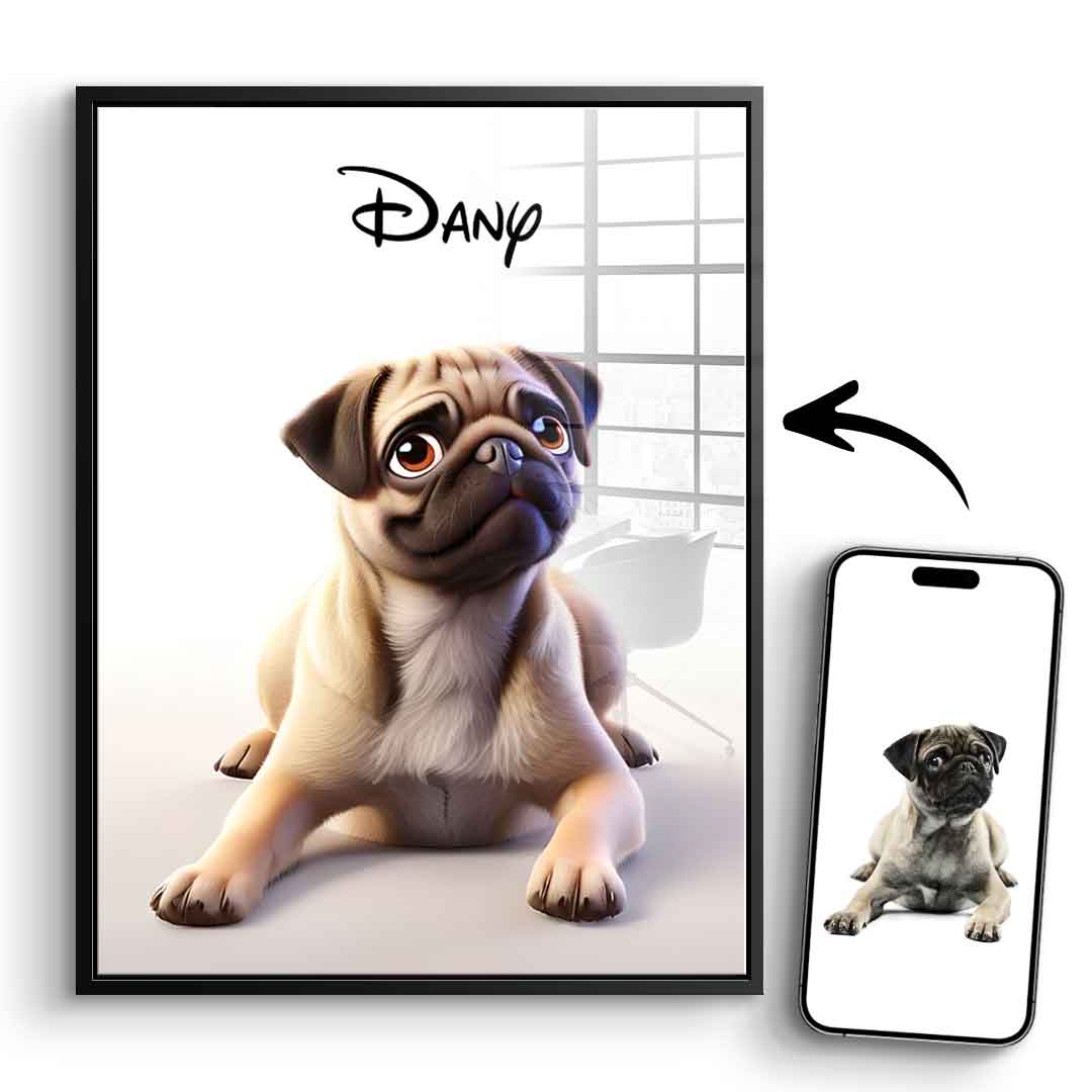 Pet Disney customizable - acrylic glass