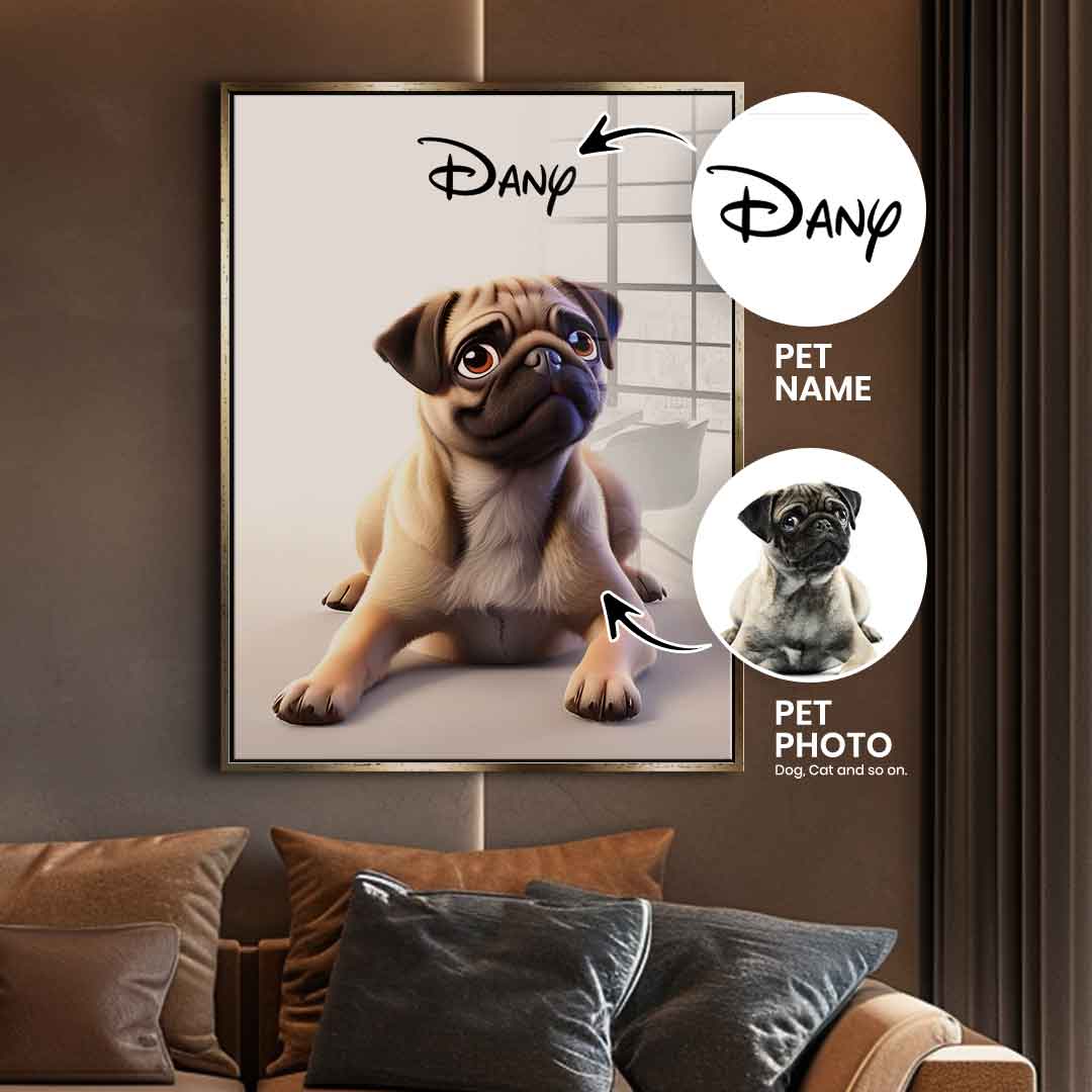 Pet Disney personalizable - acrylic glass