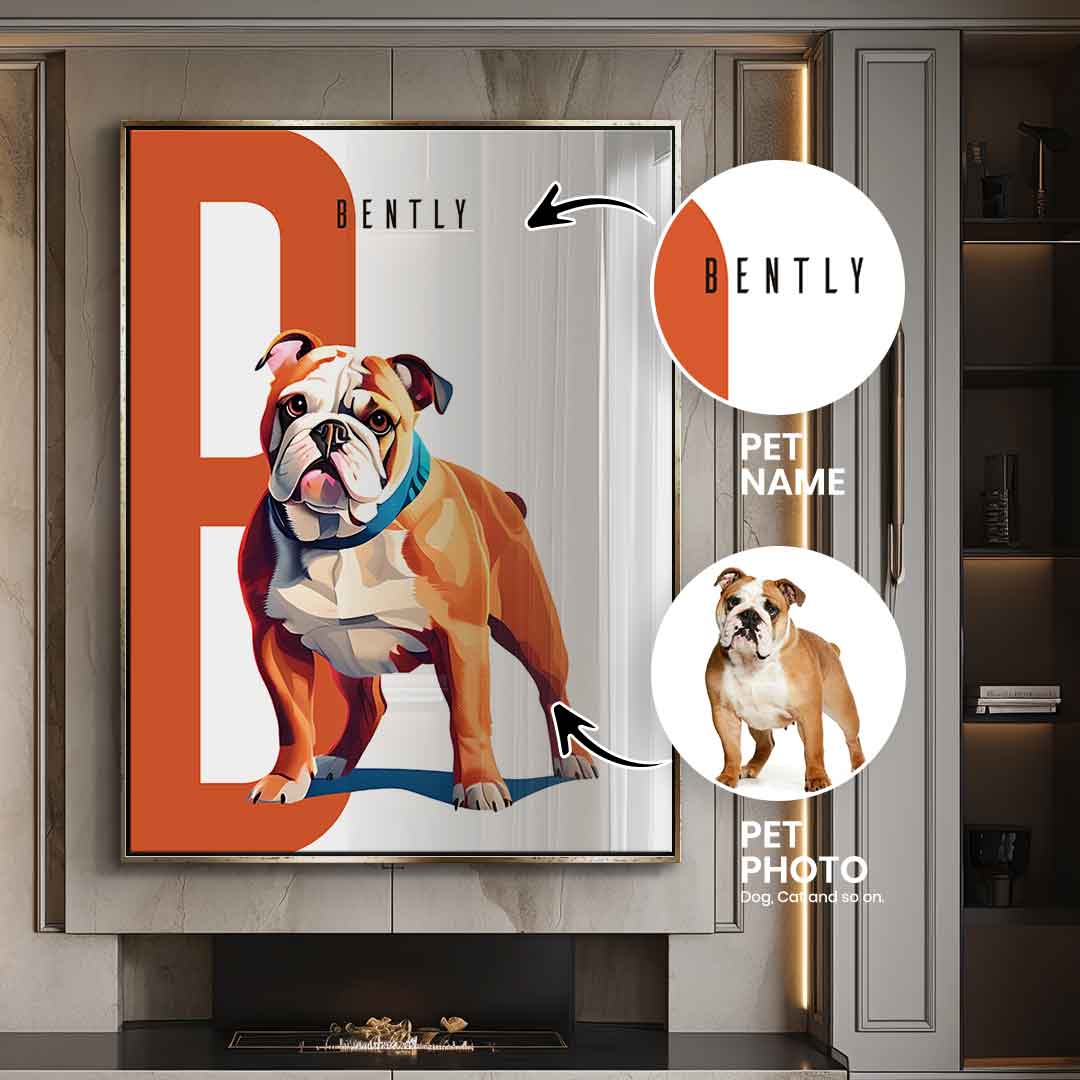 PET initially personalized - acrylic glass