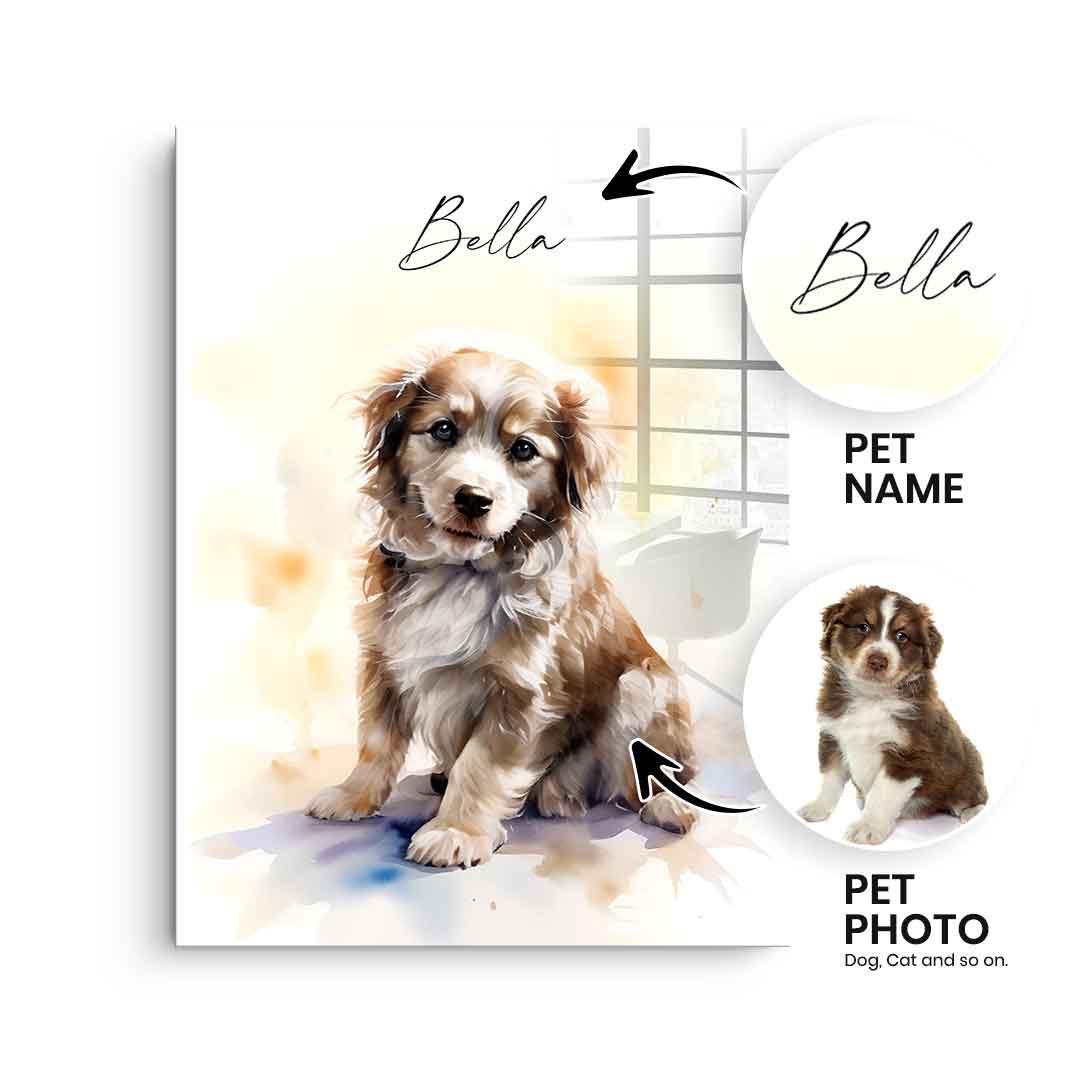 Pet Painting personalisierbar - Acrylglas