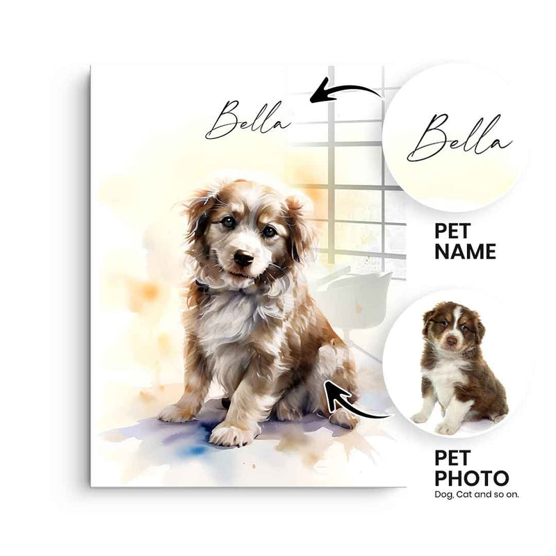 Pet Painting personalizable - acrylic glass