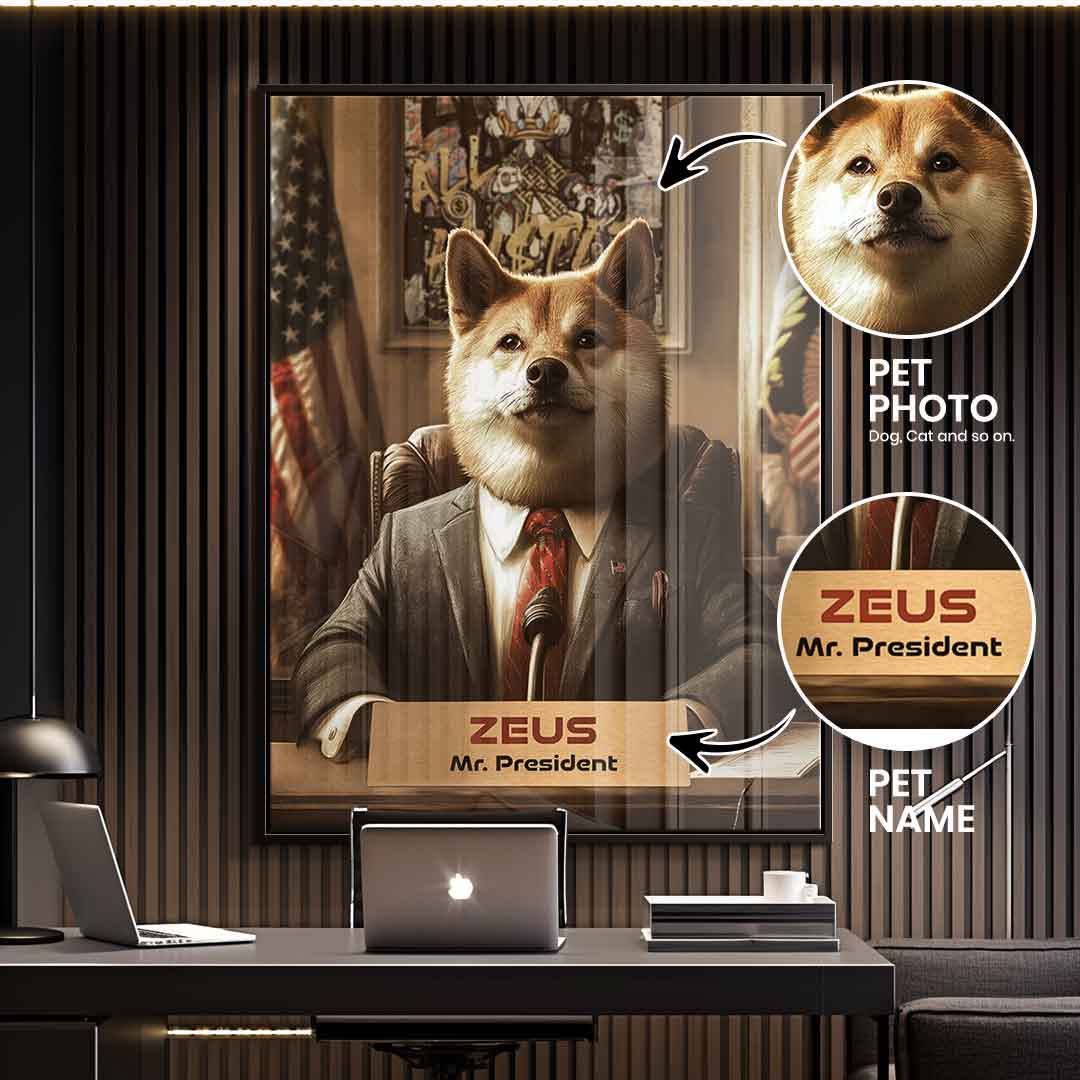 President customizable - Acrylic glass