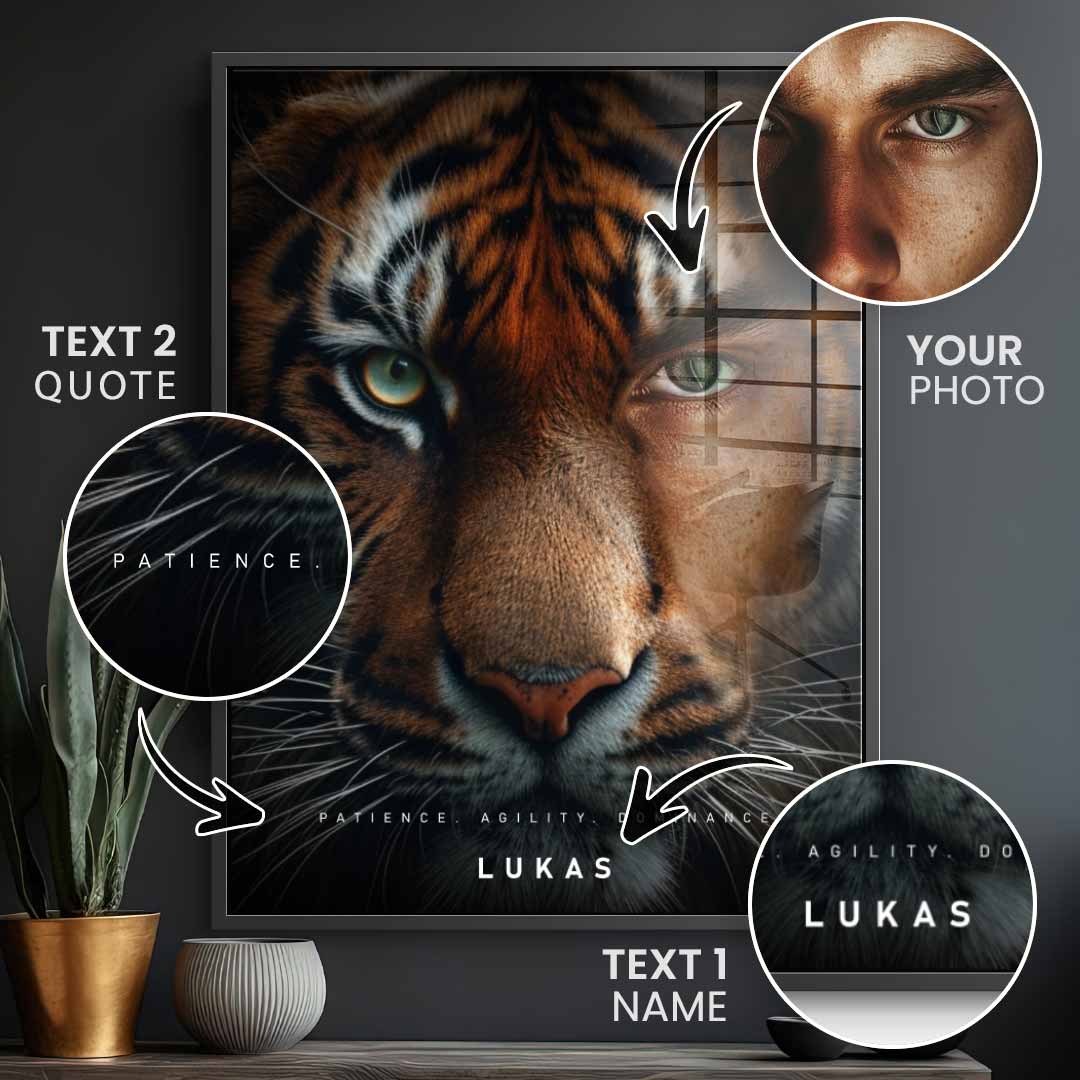 Tiger Fusion customizable - Acrylic glass
