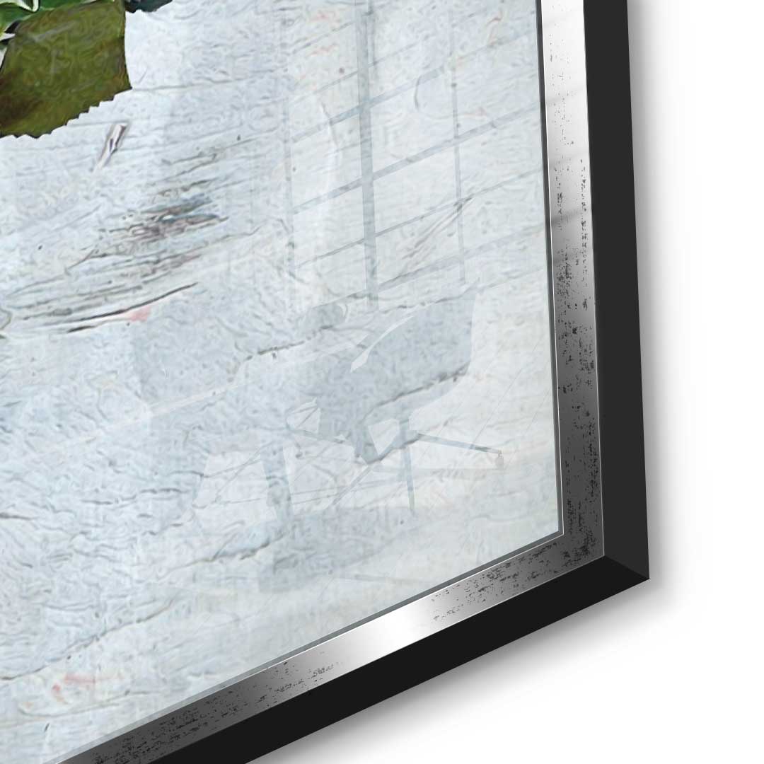 Lips &amp; Flowers - Acrylic glass