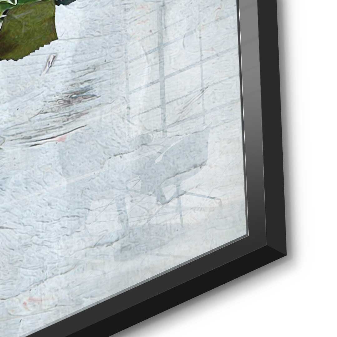 Lips &amp; Flowers - Acrylic glass