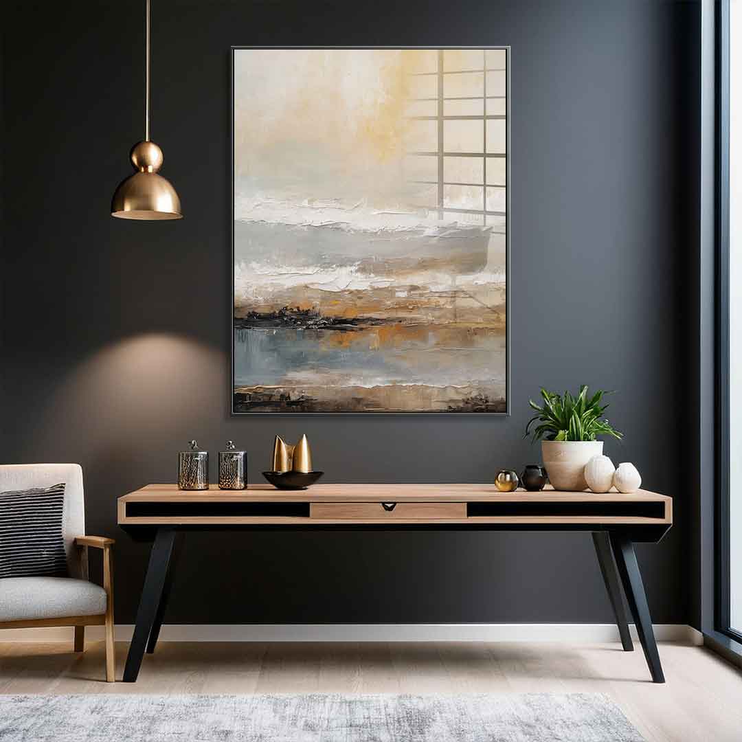 Quiet Shoreline At Dusk - Acrylic glass