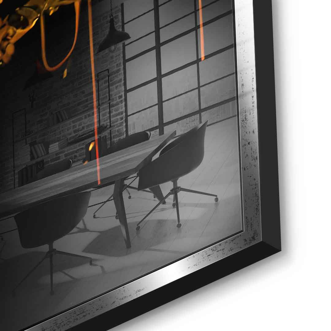 Raw Bitcoin - Acrylic glass