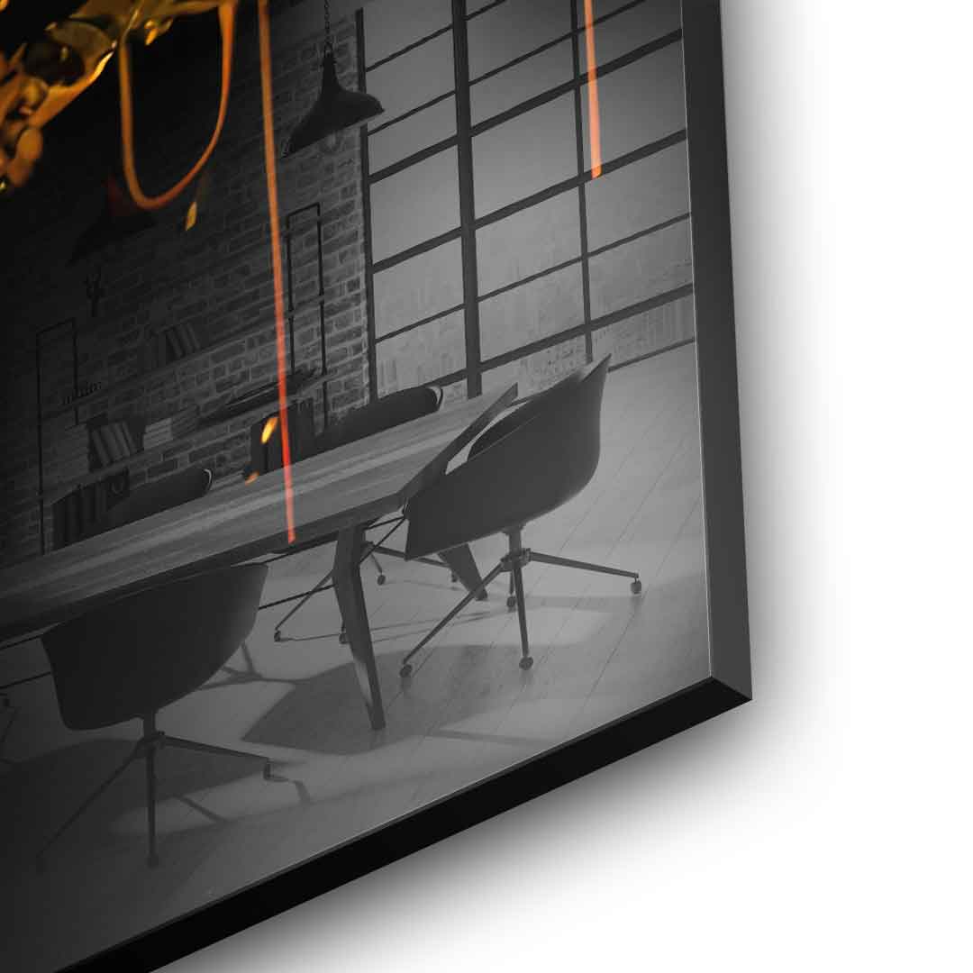 Raw Bitcoin - Acrylic glass