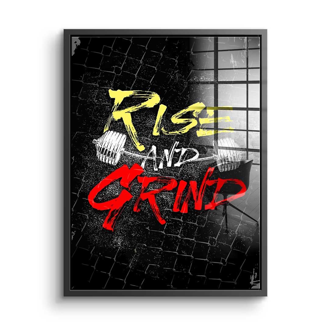 Rise and Grind - Acrylic glass